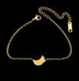 Entièrement 10pcslot en acier inoxydable Bracelets bananes minimales pour femmes bijoux gornes couleurs fruits délicats armbandjes dames link5960312