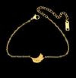 Entièrement 10pcslot en acier inoxydable Bracelets bananes minimales pour femmes bijoux gornes couleurs fruits délicats armbandjes dames link7651643
