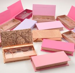 Caja de embalaje de pestañas postizas, paquete completo de 10 unidades, cajas de pestañas con logotipo personalizado, pestañas de visón 3d, caja rectangular magnética b3237516