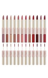 Rouge à lèvres de maquillage, 12 couleurs entières, brillant à lèvres, humidité longue durée, cosmétique rouge mat, outils de maquillage, étanche 2449819