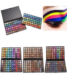 Hele 120 kleur mode oogschaduw palet cosmetica mineraal make -up make -up oogschaduw palet oogschaduw set voor vrouwen 4 sty6253882