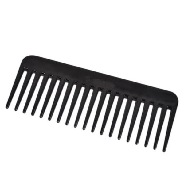 Peigne à 19 dents, résistant à la chaleur, grand démêlant, dent de coiffure noire, nouveaux outils de soins capillaires, Salon3250320, 1 pièce