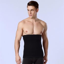 Hele-1 stks Band Mannen Afslanken Body Shaper Buik Taille Buik Riem Shapewear Tops Heren Taille Trainer Compressie ondergoed Str303O