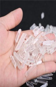 Todo 200g a granel puntos pequeños cristal de cuarzo transparente Mineral curativo reiki buena energía de la suerte varita Mineral 2040mm5750529