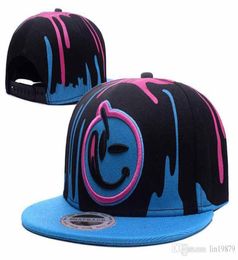 Todo 2017 a estrenar YUMS sonrisa snapback gorras de béisbol sombreros casquette hueso aba reta hip hop deportes gorras2889949