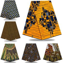 Hele 2020 Hoge Kwaliteit Afrikaanse Wax prints stof echte Ankara wax Nigeriaanse stijl 6 yards stuks 100% katoenKL1-36 T200529283u