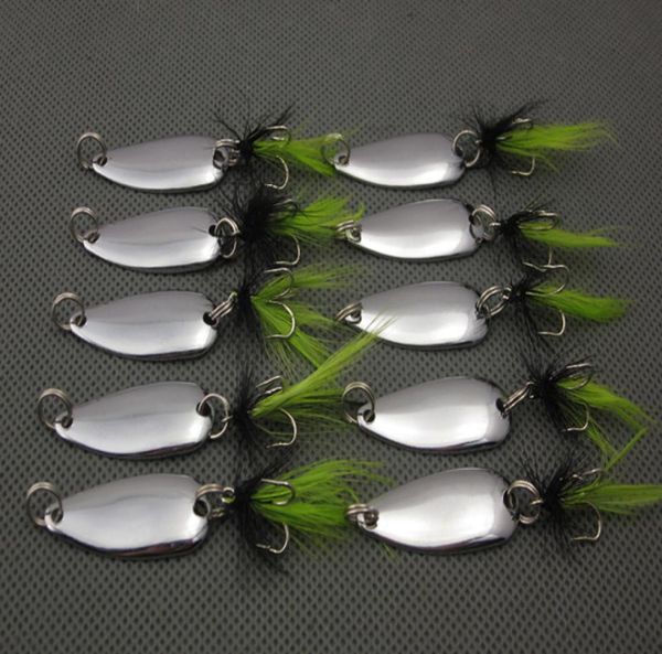 Kit de señuelos de cucharas de pesca, 20 piezas enteras, cuchara Crankbait, lubina, trucha, leucomas, 35g, 35cm, plateado, 7695401