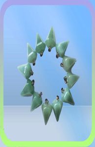 20 pièces entières pierre naturelle Quartz cristal lapis lazuli améthystes perles pendentif pendule pour la fabrication de bijoux à bricoler soi-même colliers 22020991843271363