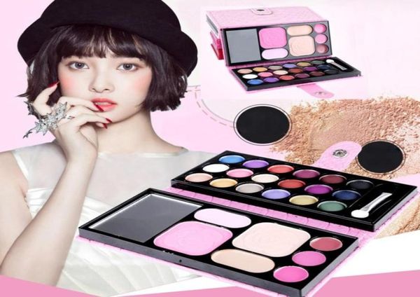 Palette de maquillage entièrement 25Colors Cosmetic Eyeshadow Blush Lip Bloss Powder Cosmetic Makeup Set Jan162372142