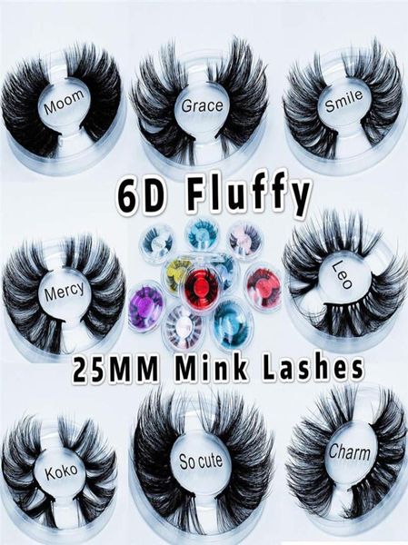 Entièrement 25 mm 6d fausses muels cils naturels longs faux cils volume faux œil maquillage de cils extension cils maquiagem custo1222019