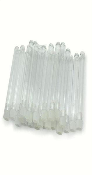 Tube à essai vide en plastique transparent mignon de 25 pièces entiers faire des bouteilles de souhait avec des bouchons blancs bouchons souhaitant des flacons de message conteneur Cra7346464