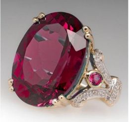 Anello da donna intero in cristallo di diamante di alta qualità da 2 pezzi, misura 610, regalo esclusivo 67t8847793
