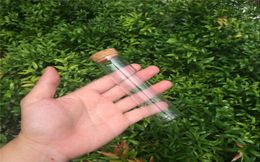 Entièrement 30120 mm 60 ml bouteilles en verre Vials bocaux tube de essai avec bouchon de liège en verre vide transparent transparent 24pcslot11950228
