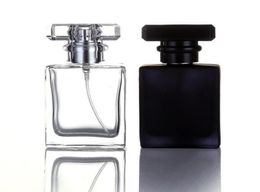 Bouteilles rectangulaires entières de jet de parfum de 30 ml bouteilles de parfum vides de pompe de 1 OZ avec la taille de voyage SN12692206875