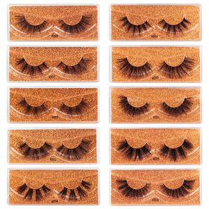 Hele 3D Faux Mink Wimpers Piekerige Wimper Extension Make Up Gereedschap Natuurlijke Lange Wimpers Soft Lash Voor Schoonheid