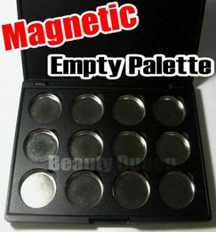 Lot de 5 ensembles entiers NOUVELLE palette magnétique de fard à paupières vide de 12 pièces avec casseroles amovibles de 26 mm8361801