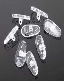 Hele 500 stks algemene grootte glazen neuskussentjes gezonde siliconen symmetrische kussens bril antislip comfortabel zacht brillen AC8795264