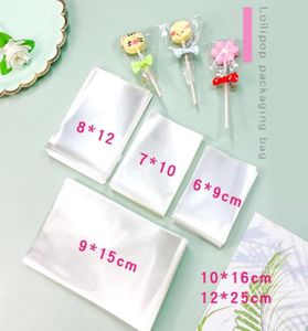 Hele 500 stcs samll plastic zakken Clear CelloPhaan cake wrap tas lolly bakkerij cadeau cookie verpakking 6x10 8x129x15cm verpakking3142959