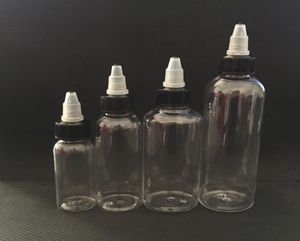 Hele 50 ml 60 ml 100 ml 120 ml ecig plastic druppelaar flessen met off dops pen vorm lege huisdierflessen voor e vloeistof4073002
