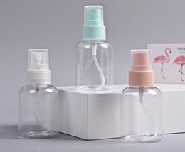Hele 50 ml plastic spuitfles MINI doorzichtige lege parfumflesjes Mist spuitflessen Lotion reisfles Cosmetische verpakking Co5728669