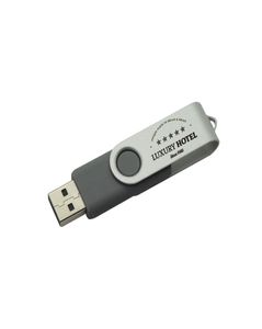 Clé USB 20 de 64 Mo, 50 pièces entières, logo personnalisé imprimé, pivotant en métal, nom personnalisé, clé mémoire pour PC Macbook Pe7431845