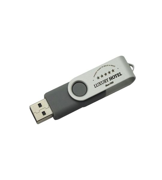 Todo 50 Uds 64MB USB 20 unidad Flash logotipo personalizado impreso giratorio de metal grabado personalizar nombre Memory Stick para PC Macbook Pe4322381