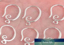 Hele 50 stcs 925 Sterling Silver Hook Earring Earwire Diy Sieraden Finding Accessoires5084572