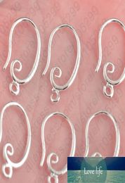 Hele 50 stcs 925 Sterling Silver Hook Earring Earwire Diy Sieraden Finding Accessoires6160504
