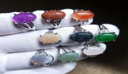 Entièrement 50pcslot anneaux de bijoux vintage pour les femmes de la forme de la forme de la forme de la pierre accessoires de mix de fête de fête 9217714