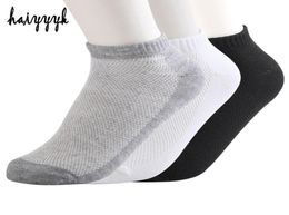 Hele 5Pairs Solid Mesh Men039s Sokken Onzichtbare Sokjes Mannen Zomer Ademende Dunne Bootsokken chaussettes homme lot Bi7408862