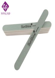 Whole 5PCSlot Sunshine Spone Panding Nail File Salon Papier Nail Tampon Neugle Slim Crescent Grit 6003000 pour le vernis à ongles2502474