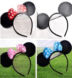 ACCESSOIRES DE COURVEUX filles de 6 couleurs Color Mouse Ear Spand Band Hair Baby Kids Kids Migne Halloween Christmas Cosplay Headdr3183139