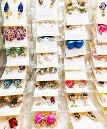 Ensemble de 60 paires assorties de bijoux à la mode pour femmes, magnifiques boucles d'oreilles en strass, styles mixtes, tout neuf, Dropshipp52397062299847