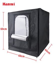 hele 60x60x60 cm Led Light Box Po Studio Accessoires Tafel Po Tent Lichtbak Pography Box Mini Studio Lightbox Softb6107144