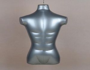 hele 74 cm half torso dikker sectie opblaasbaar lichaam mannequins lichaam mannelijk model buste zonder wapensmaniquis para ropa m000122075829