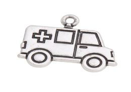 Hele Legering Vintage Ambulance Auto Vorm Charms Medische Verpleegster Arts Thema Sieraden Charms 1822mm AAC10535965843