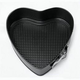 Whole- AMW 9 pouces forme de coeur fond amovible moule à gâteau en métal antiadhésif moule à gâteau2762