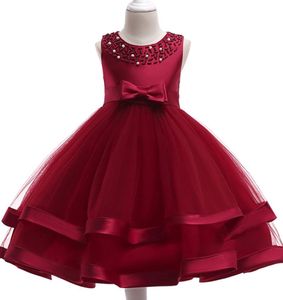 Hele en retail nieuw ontwerp hoge kwaliteit mooie bloemenmeisje jurken kinderen kinderen bruiloft prinses dress6744676
