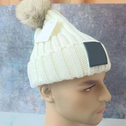 Bonnets entiers Luxur Skull Cap Hip Hop Beanie hiver chaud chapeau tricoté laine chapeaux pour femmes hommes gorro Bonnet Caps224J