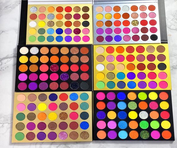 Cosmetics de beauté entiers personnalisés sans logo 35 couleurs palette de fards à paupières étiquette privée maquillage de fard à paupières à fard à paupières paillettes mate et 5556823