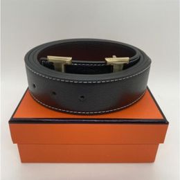 Whole Betls 2023 Cinturón de diseñador para mujer para hombre Cuero de vaca genuino Cuero negro Oro Plata Hebilla Tamaño 105-125 cm con caja naranja Fre266x