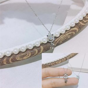 Hele lichaam sterling zilver S925 kleine goudvis ketting vrouwen sieraden hanger koreaanse sleutelbeen ketting trend mode-accessoires Q0531
