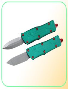 Bounty Hunter Auto Couteau Tanto Tanto Green Aluminium Pandon Tactical Pocket Polding Camping Camping Hunting Couteaux 1015230