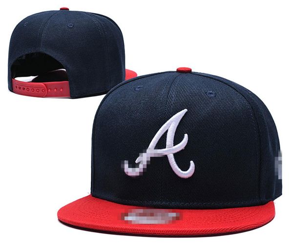 Toute la marque Braves une lettre casquettes de baseball os snapback chapeaux printemps coton casquette hip hop pour hommes femmes été H227022791