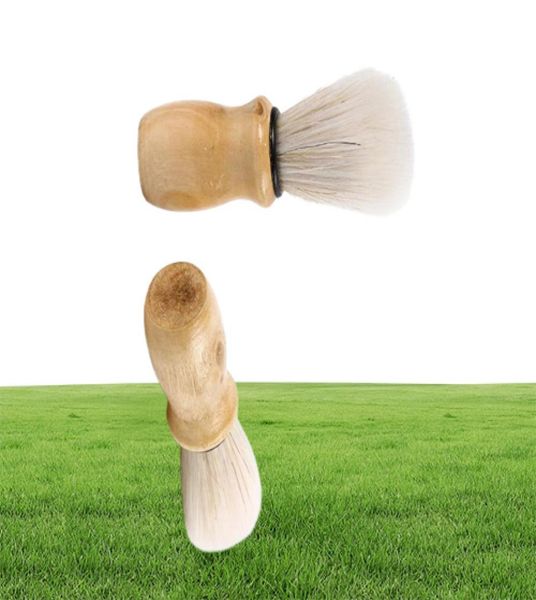 Brosse de rasage à poils entiers pour hommes, manche en bois, outil de Salon professionnel KD14373932