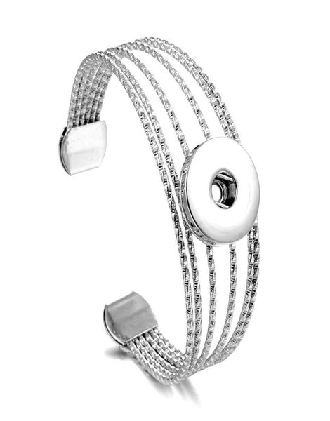 Lots en vrac entiers 10pcs mode 18 mm snaps bijoux femmes039s Butons de bricolage bracelets bracelets new23667774485