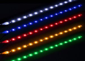 Hele Auto Auto Decoratieve Flexibele LED Strip Waterdicht 12V 30cm 15SMD Auto LED-dagrijverlichting Auto LED Strip DRL Light7078856