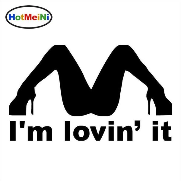 Estilos completos de coche I'm Lovin It Spread Legs-pegatina de vinilo para coche Funny Girl Stripper And Decals271v