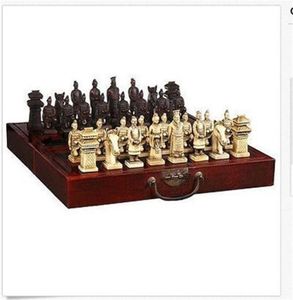 Hele Goedkope Chinese 32 stuks schaakspelboxXian Terracota Warrior30104469933