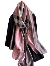 Foulards en soie de concepteur classique entier écharpe femmes mode long cou hiver écharpes en laine conception écharpe en cachemire mâle chaud Plaid8092573